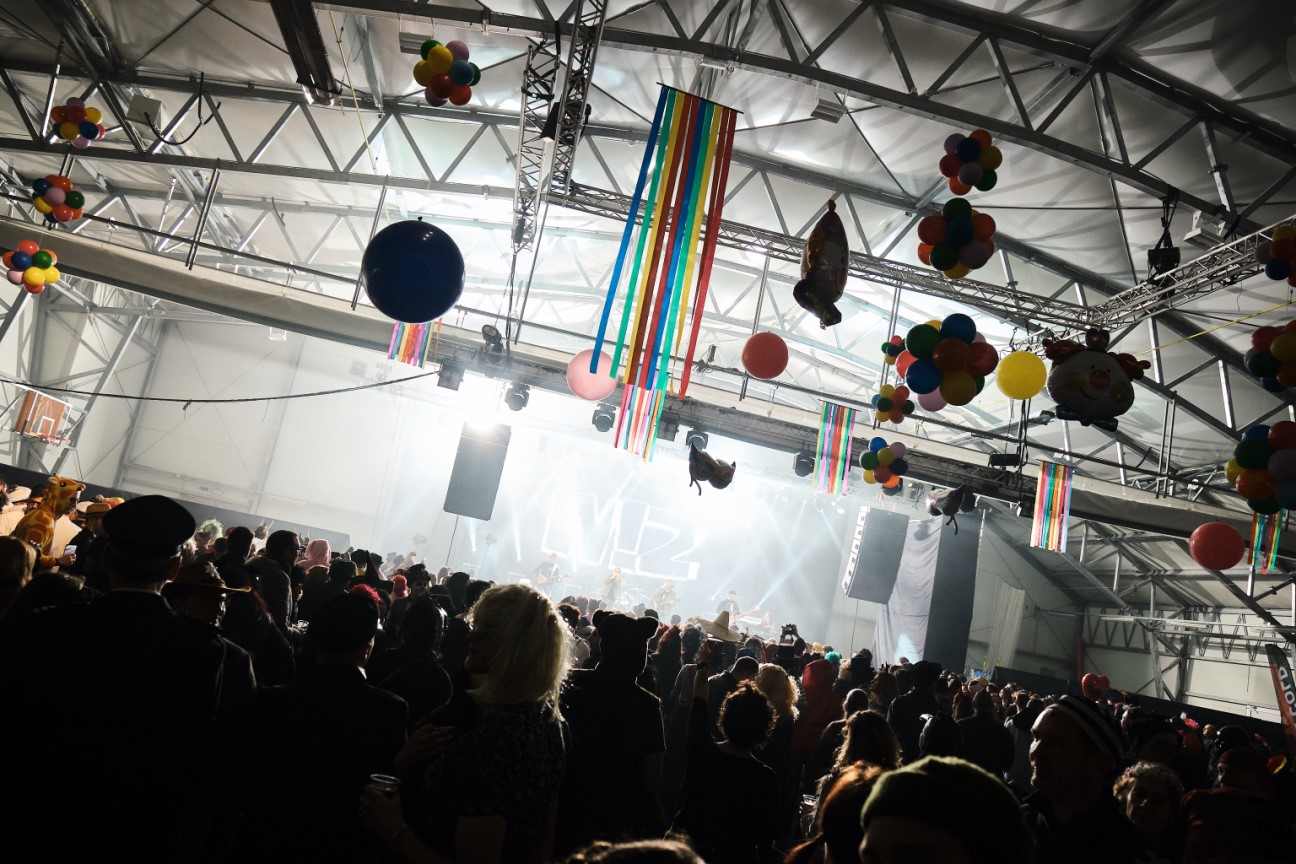 Dvorana med kurentovanjem